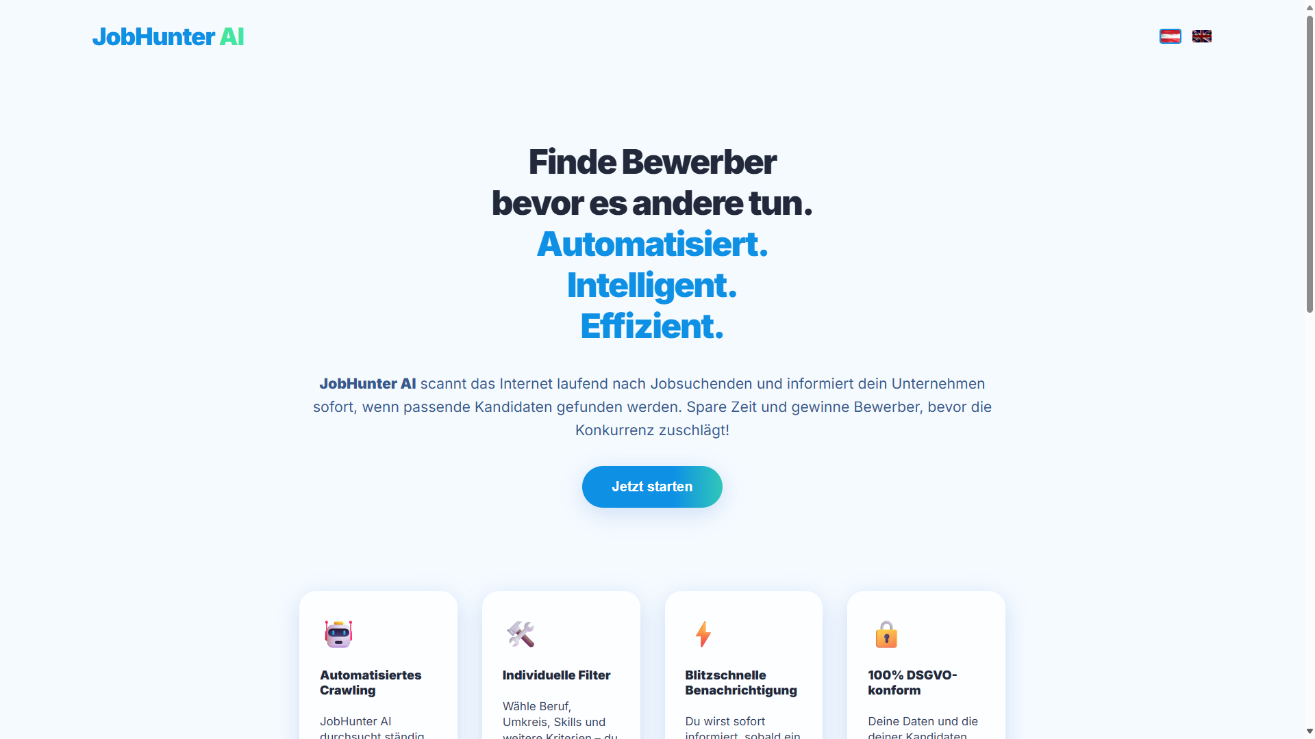 Jobhunter – Projektvorschau